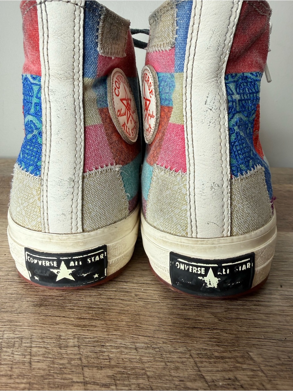 CONVERSE ALL STARS Chuck Taylor 70 High Top Chinese New Year Patchwork Size 10 - Picture 12 of 13
